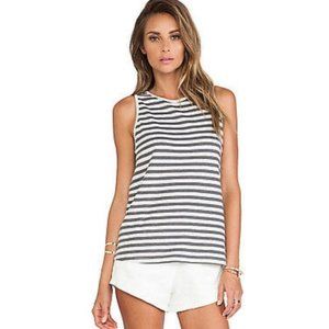 RevolveLovers + Friends Striped Open Back Tank (S)